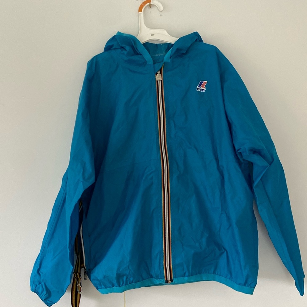 K-Way packable rain jacket